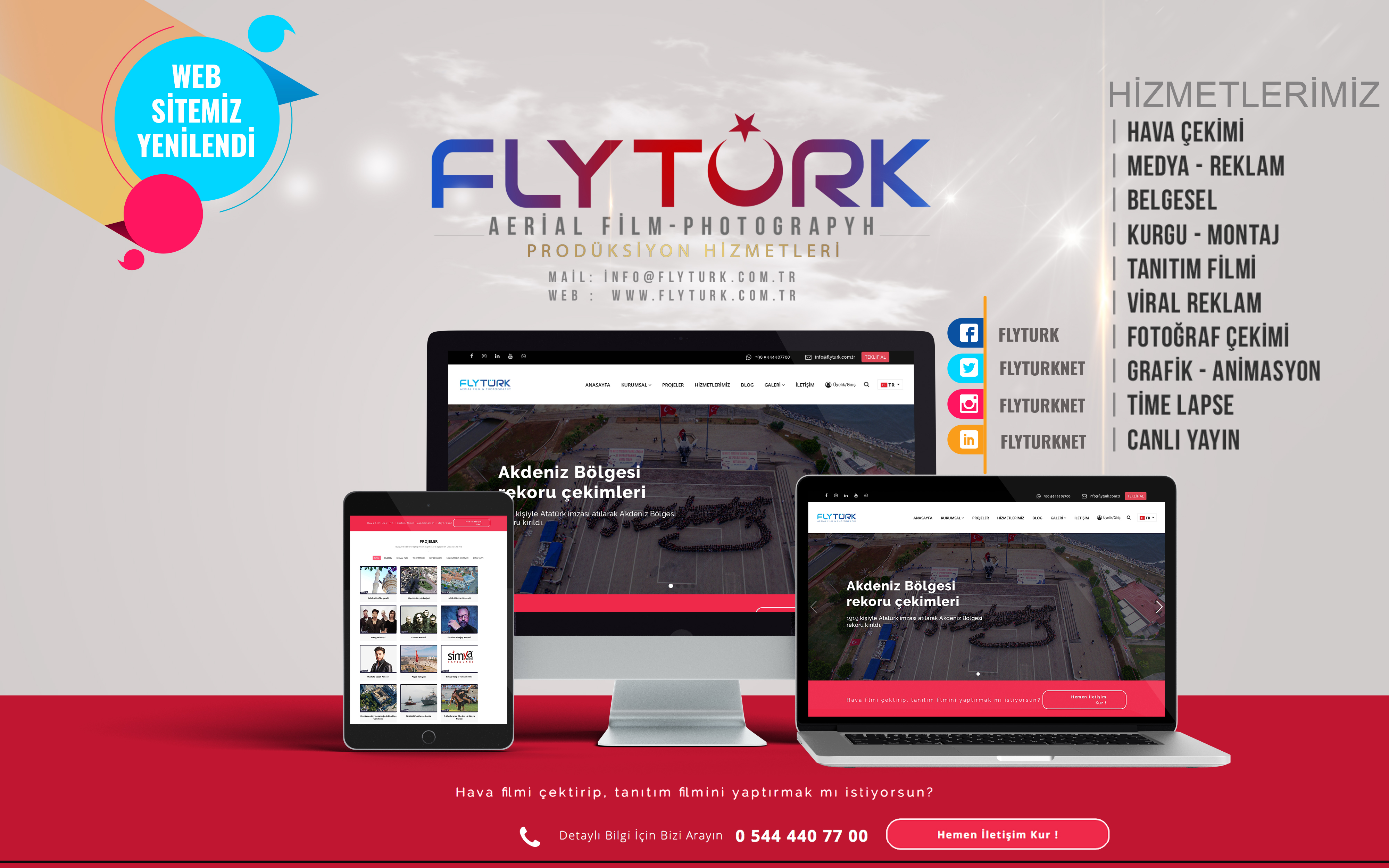 FLYTÜRK Web Sitesi Yenilendi